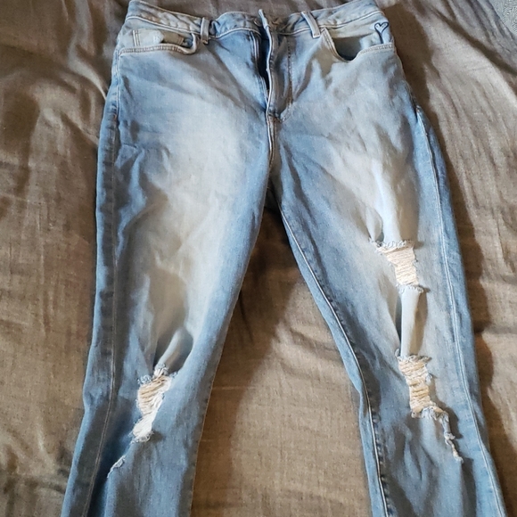 High waisted cropped jeans - Picture 2 of 6